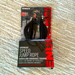 Lightweight Speed Jump rope by TKO- Endurance.  New in box